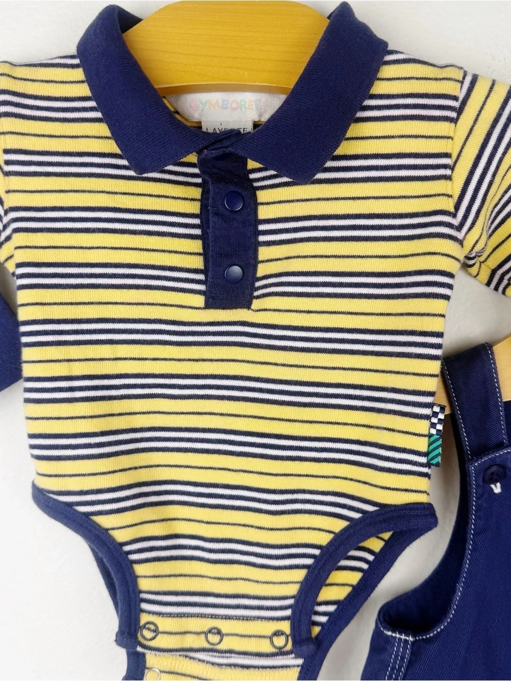 Vintage Gymboree 1998 Sea Anchor Overalls & Bodysuit Layette 0-3 Months